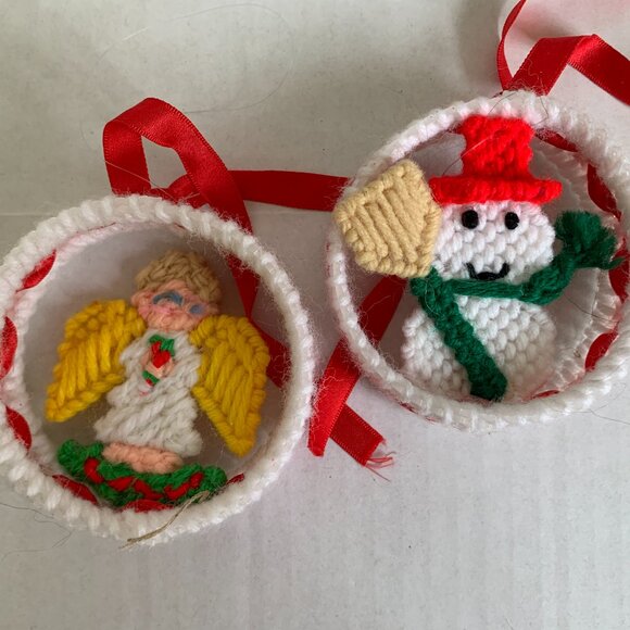 Lot of 38 Vintage Christmas Ornaments Santa Angel Cow Heart Star Bell Stocking - Picture 15 of 15